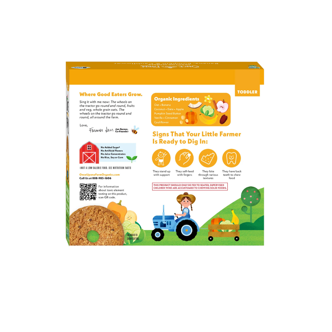 Banana, Pumpkin & Cauliflower Tractor Wheels