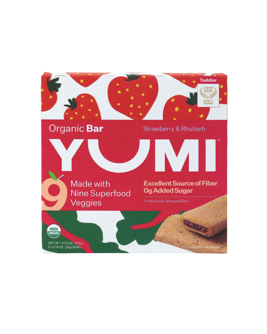 Organic Bar - Strawberry & Rhubarb