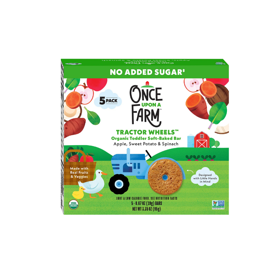 Apple, Sweet Potato & Spinach Tractor Wheels