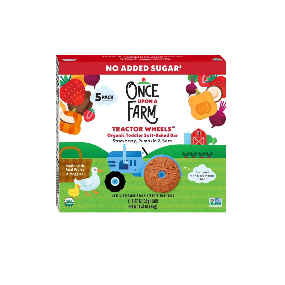 Strawberry, Pumpkin & Beet Tractor Wheels