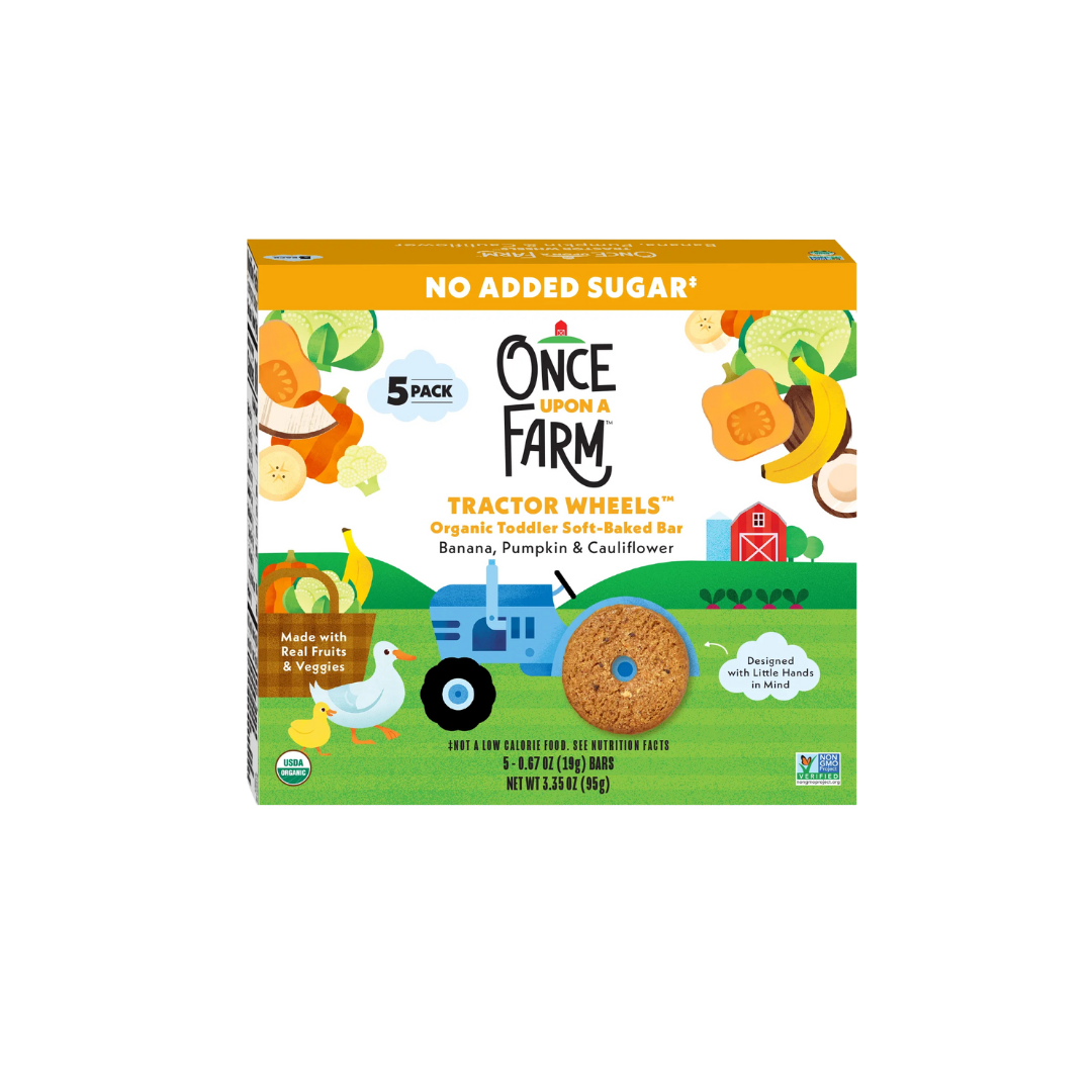 Banana, Pumpkin & Cauliflower Tractor Wheels