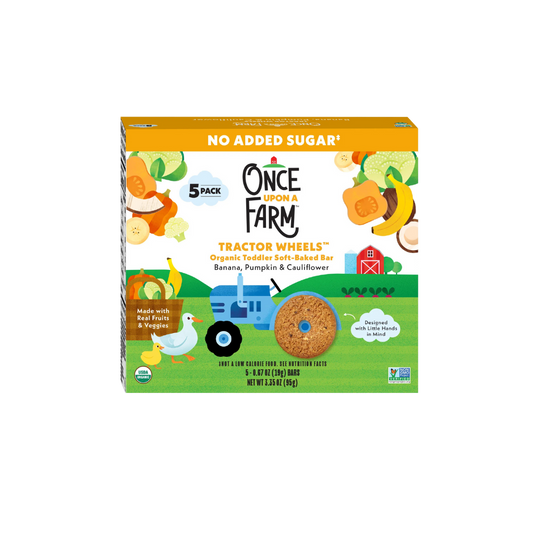 Banana, Pumpkin & Cauliflower Tractor Wheels