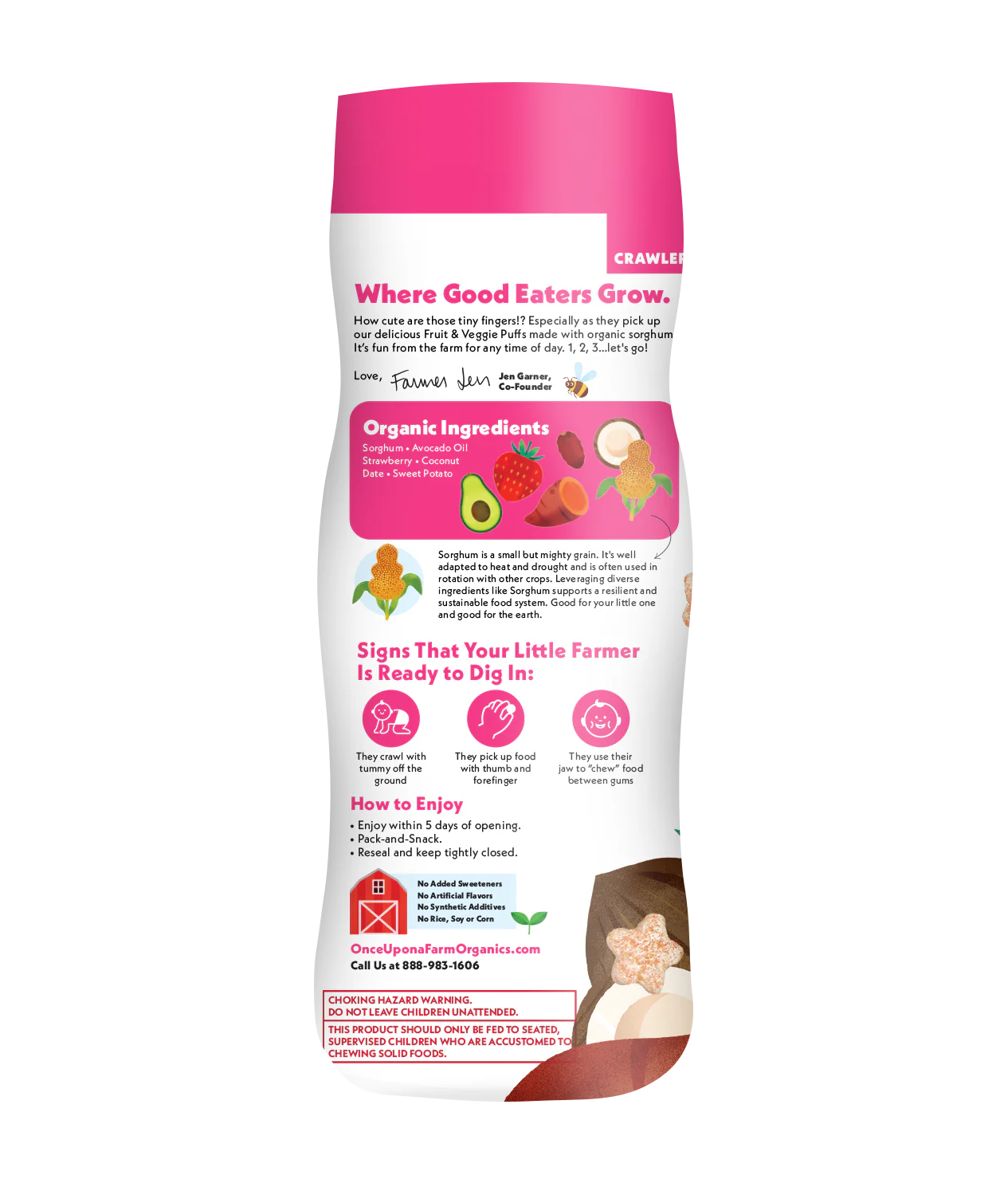 Strawberry, Sweet Potato & Coconut Puffs