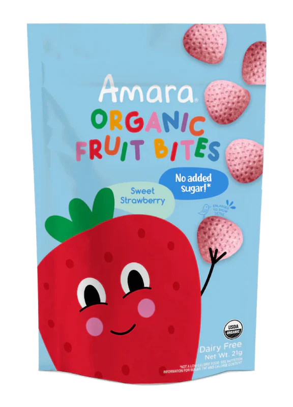 Organic Strawberry Fruit Bites