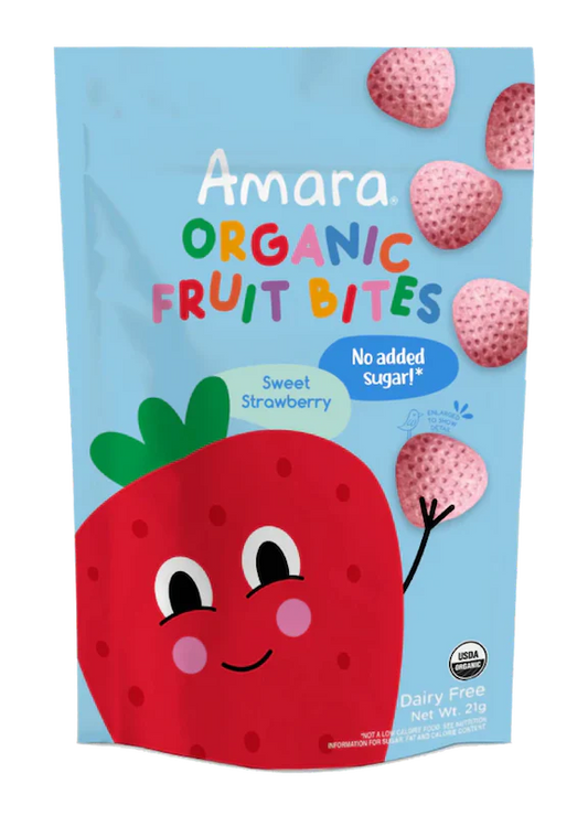 Organic Strawberry Fruit Bites